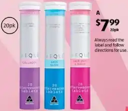 ALDI Aequi beauty effervescents offer