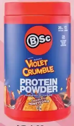 ALDI Bsc x violet crumble protein powder offer