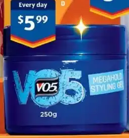 ALDI V05 hair gel offer