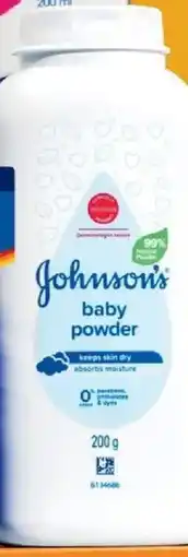 ALDI Johnson's baby powder offer