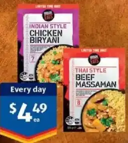 ALDI Urban eats meal offer