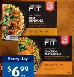 ALDI Health & vitality fit meal offer
