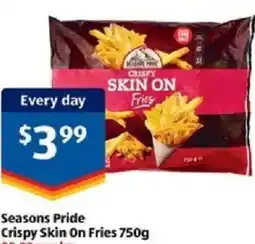 ALDI Seasons pride crispy skin on fries offer
