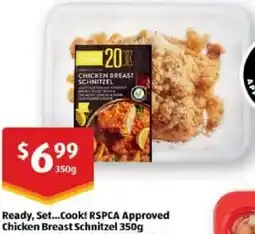 ALDI Ready set cook rspca approved chicken breast schnitzel offer
