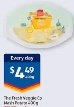 ALDI The fresh veggie co mash potato offer