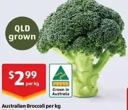 ALDI Australian broccoli offer