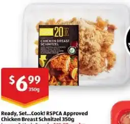 ALDI Ready, set...cook! rspca approved chicken breast schnitzel offer