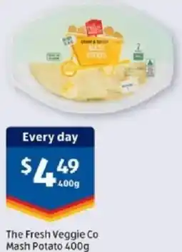 ALDI The fresh veggie co mash potato offer
