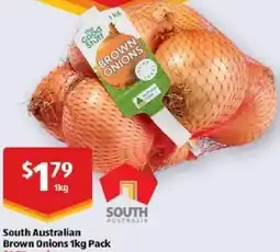 ALDI South australian brown onions offer