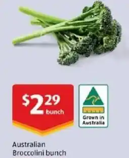 ALDI Australian broccolini bunch offer