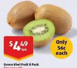 ALDI Green kiwi fruit offer