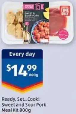 ALDI Ready set cook sweet and sour pork meal kit offer