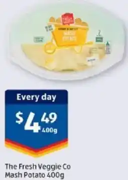 ALDI The fresh veggie co mash potato offer