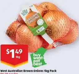ALDI West australian brown onions offer