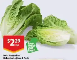 ALDI West australian baby cos lettuce offer
