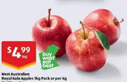 ALDI West australian royal gala apples offer
