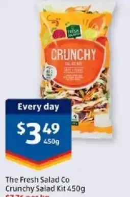 ALDI The fresh salad co crunchy salad kit offer