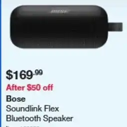 Costco Bose soundlink flex bluetooth speaker offer