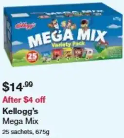 Costco Kellogg's mega mix offer