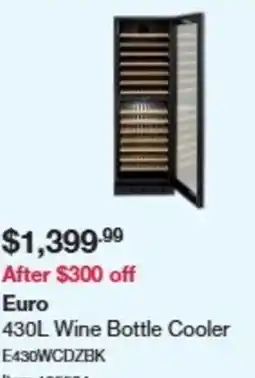 Costco Euro wine bottle cooler offer