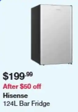 Costco Hisense bar fridge offer