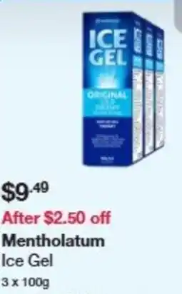 Costco Mentholatum ice gel offer