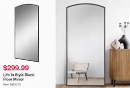 Costco Life in style black floor mirror offer