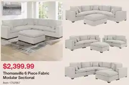 Costco Thomasville fabric modular sectional offer