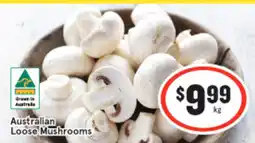 IGA Australian loose mushrooms offer