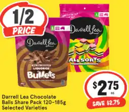 IGA Darrell lea chocolate balls share pack offer