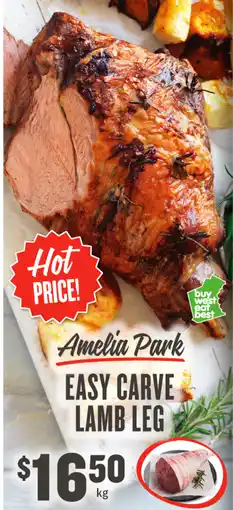 IGA Amelia park easy carve lamb leg offer