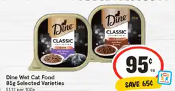 IGA Dine wet cat food offer