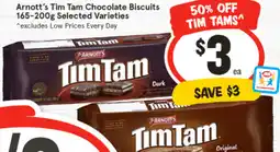 IGA Arnott's tim tam chocolate biscuits offer