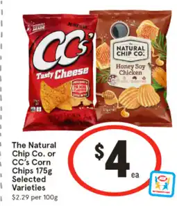IGA The natural chip co. or cc's corn chips offer