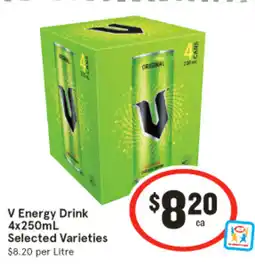 IGA V energy drink offer