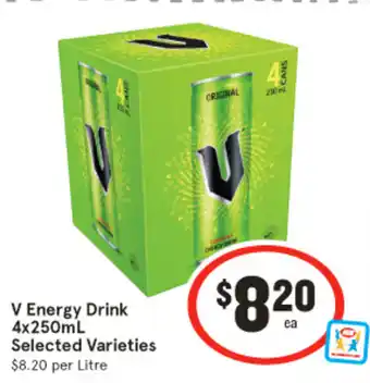 IGA V energy drink offer