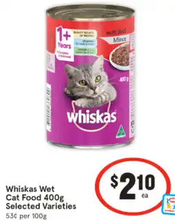 IGA Whiskas Wet Cat Food offer