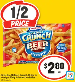IGA Birds Eye Golden Crunch Chips or Wedges offer