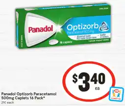IGA Panadol Optizorb Paracetamol Caplets offer