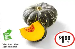 IGA West australian kent pumpkin offer