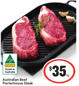 IGA Australian beef porterhouse steak offer