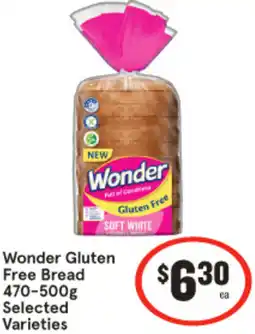 IGA Wonder gluten free bread offer