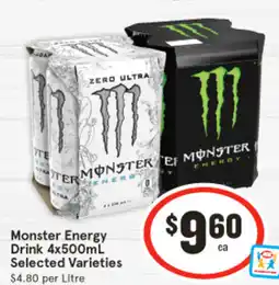 IGA Monster energy drink offer