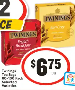 IGA Twinings tea bags offer