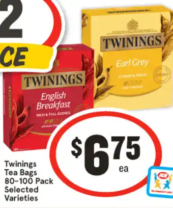 IGA Twinings tea bags offer