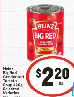 IGA Heinz big red condensed tomato soup offer