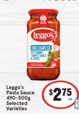 IGA Leggo's pasta sauce offer