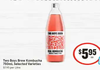 IGA Two boys brew kombucha offer