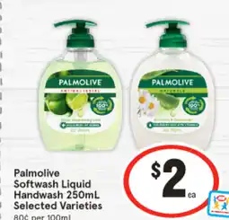 IGA Palmolive softwash liquid handwash offer