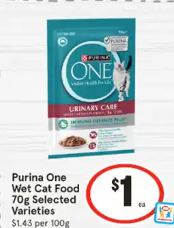 IGA Purina one wet cat food offer